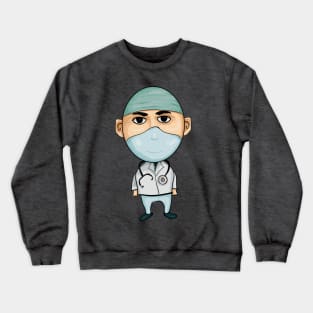 Medical Doctor Illustration T-Shirt Crewneck Sweatshirt